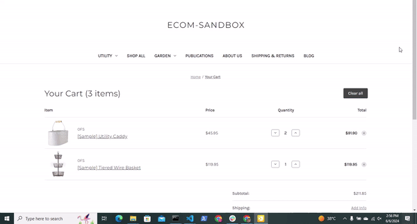 Clear bulk cart items in BigCommerce with ease